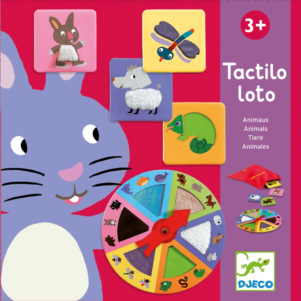 Djeco Loto hmatová zvířátka (TACTILO LOTO - Animals)