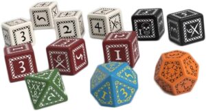 Free League Publishing Forbidden Lands dice set (Zapovězené země sada kostek)