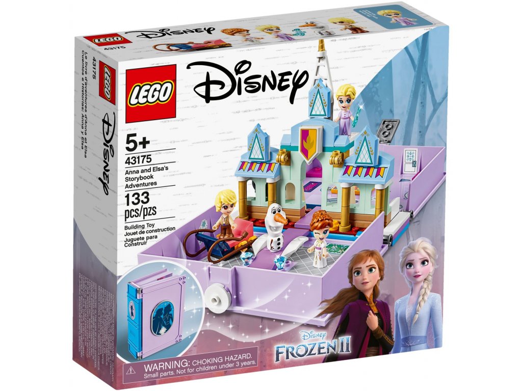 LEGO Anna a Elsa a jejich pohádková kniha dobrodružství 43175