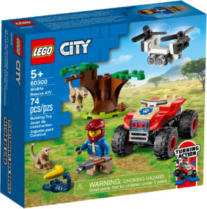 LEGO Záchranářská čtyřkolka do divočiny 60300