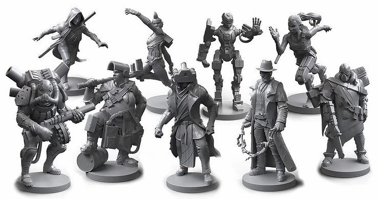 TLAMA games Za hranou - sada figurek (In too deep miniature set)