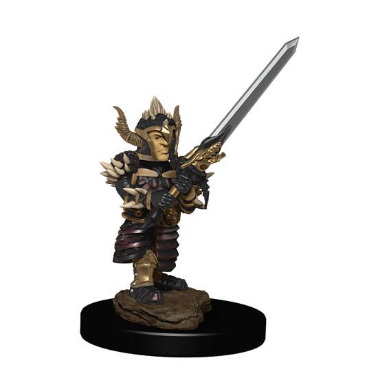 WizKids D&D Icons of the Realms Premium Figures: Halfling Fighter Male